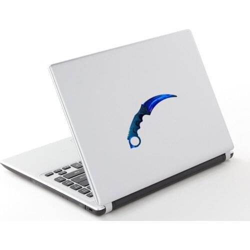 Personality Car Sticker for CS GO Karambit Knife Graphics Colorful Fashion Laptop Camper Waterproof Decals 13cm