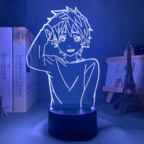 Led Night Light Trinity Seven Arata Kasuga for Bedroom Decor Gift Colorful Nightlight Anime 3d Lamp Arata Kasuga Trinity Seven