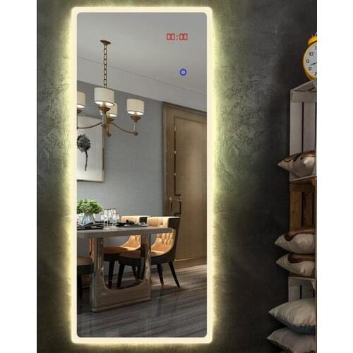 LED lamp bathroom mirror wall hanging mirror toilet toilet intelligent mirror touch screen toilet household bathroom mirror
