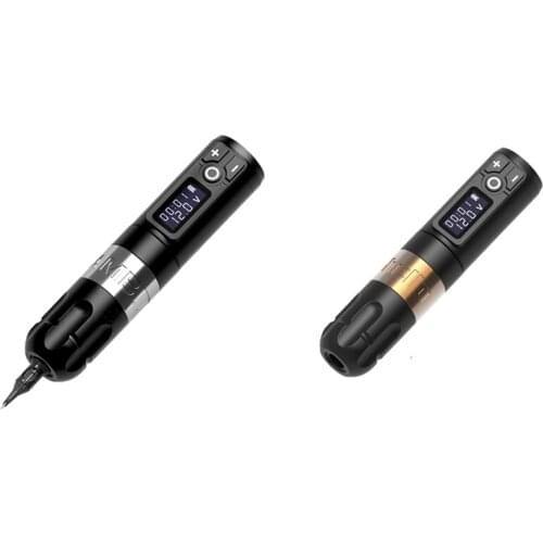 Ambition Soldier Wireless Fast Charging Tattoo Machine Pen Brush Coreless Motor Strong Quiet 1950mA/h Battery Free Shipping