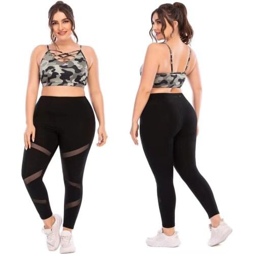 Women 2 Piece Sport Gym Clothes Fitness Set Squat Proof Pant Seamless Leggings Yoga Bra Sportwear Crop Top Active Workout Suit