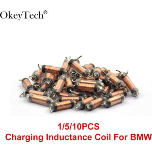 Okeytech 1/5/20PCS New Super Charging Repair Inductance Coil For BMW X1 X3 X5 Auto Car Remote Key Transformer Chip High Quality