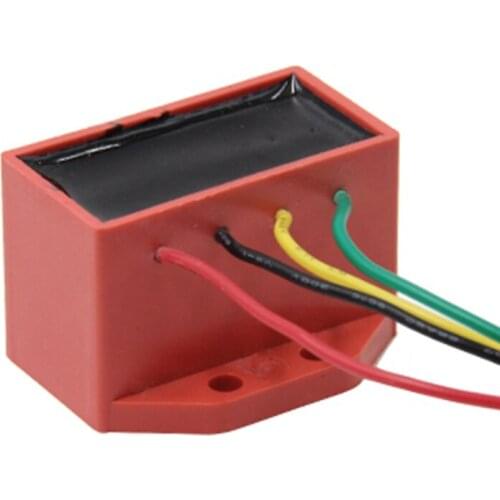 1PC Rectifying Device AC 380V Input to DC 170V Output 4mm Red Black Plastic Brake Motor Rectifier