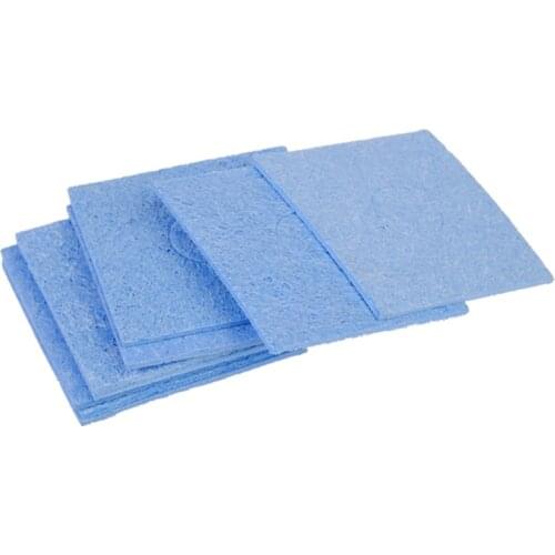 50Pcs 6cmx6cmx2mm Cleaning Sponge High Temperature Heat Stable Thick Replacement Sponge Welding Accessories Solder Iron Sponges