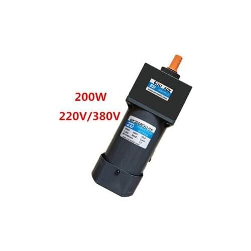 6IK200RGU-CF/6GU15K/3-200K medium and large 200W speed regulating motor 220V reduction gear horse