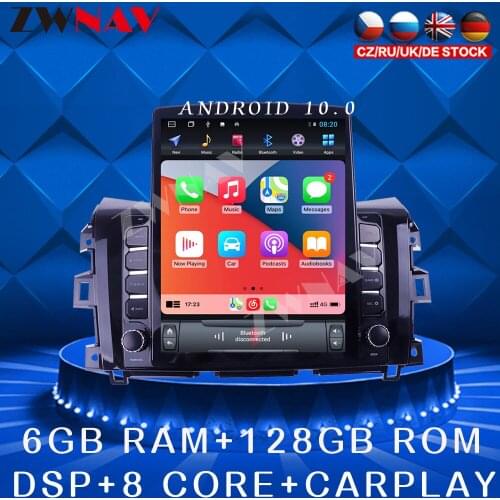 For Nissan navara NP300 2013-2018 Android 10 Tesla style Car DVD Player GPS navigation Car Auto Radio Stereo Multimedia Player