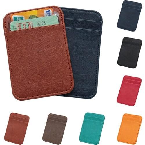 Credit Card Holder Men Slim Anti Protect Travel ID Cardholder Women Wallet Case Business Style Vertical Card Bag Card Holder