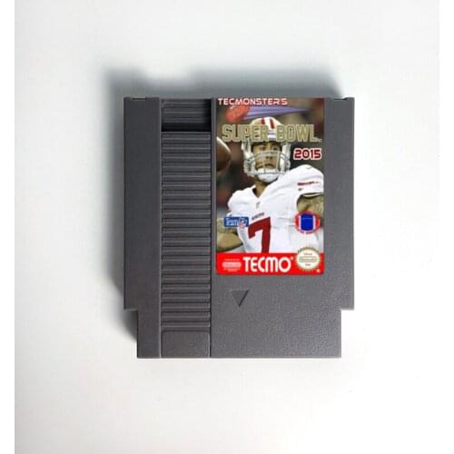 Tecmo Bowl 2015 - Game Cartridge For NES Console 72 Pins 8bit
