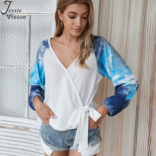 Трикотажные блузки JESSIE VINSON China At AliExpress