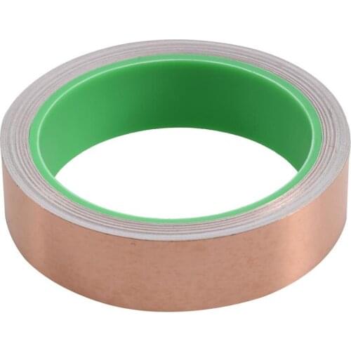 Copper Foil Tape with Conductive Adhesive (25mm X 11meters) - Slug Repellent, EMI Shielding, Stained Glass, Paper Circuits, Elec