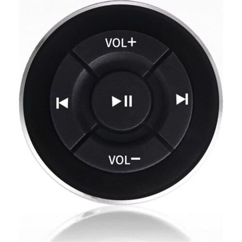 New Universal Wireless Bluetooth Media Steering Wheel Remote Control Buttons Mp3 Music Player Portable