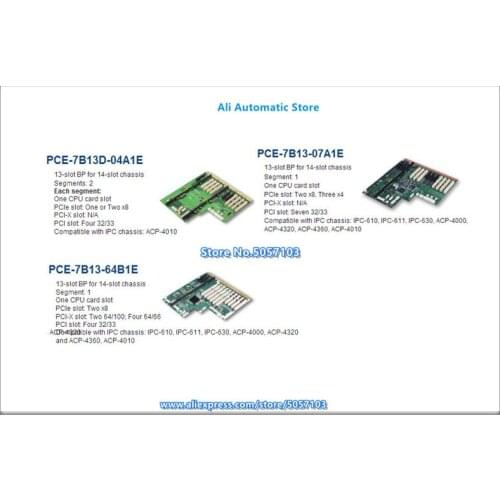 PCE-7B13-64B1E Acquisition Card Industrial Backplane PCE-7B13 Industrial Control Board