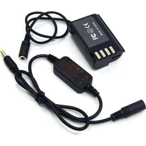 12V-24V step-down Cable+DMW-BLK22 Dummy Battery DCC17 DC Coupler For Panasonic Lumix S5 DC-S5 DC-S5K Camera