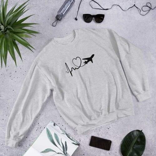 Travel sweatshirt wanderlust gift airplane loverexplorer graphic spring autumn fast delivery sweatshirts cute party gift tops
