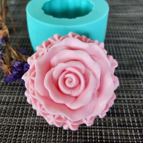 QT0189 PRZY3D cake flower silica gel mold soap mold manual soap production mold candle silica gel mold resin clay mold