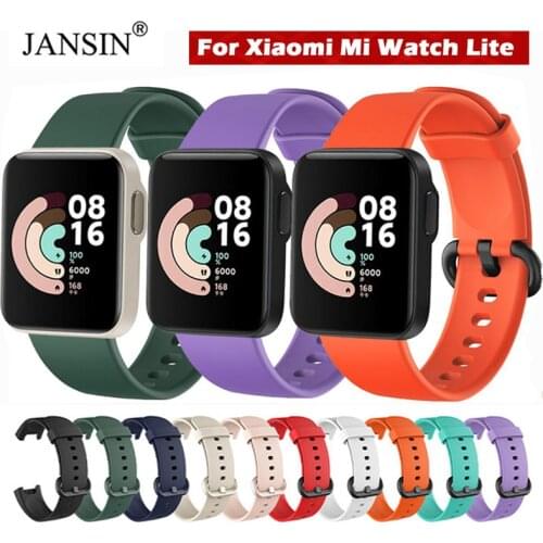 Strap For XiaoMi Mi Watch Lite Strap Replacement Sport Silicone Bracelet Correa For XiaoMi Mi Watch Smart Watch Belt Wrist Strap