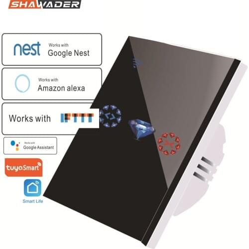 Wifi Smart Curtain Switch Timer Blinds Clock Watch Shutter Tubular Motor Roller work with Alexa Echo Google Home Assistant IFTTT