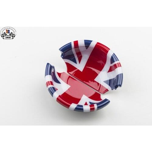 Brand New ABS Material UV Protected Union Jack Style Interior Door Knob Cover For mini cooper F55 Only (4 Pcs/Set)