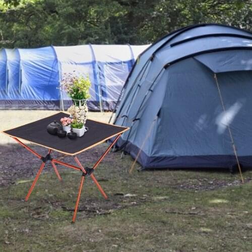 Outdoor Camping Travel Table Durable Portable Ultra Light Folding Side Table With Carry Bag For BBQ Picnic Hiking Fishing