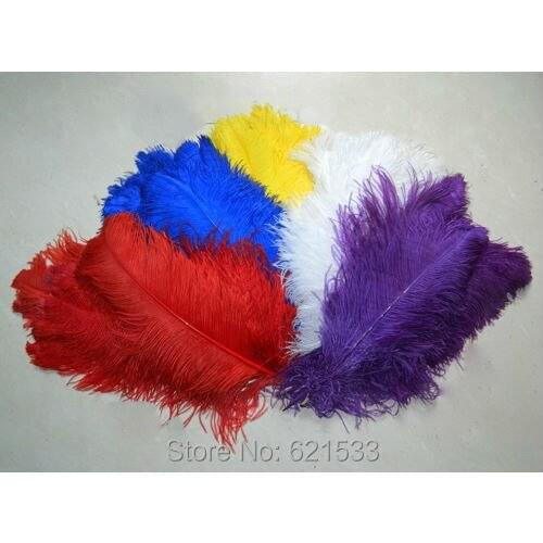 High Quality!100pcs 20-22" colorful Ostrich Feathers For wedding centerpiece decorations,ostrich plumes,eiffel tower centerpiece