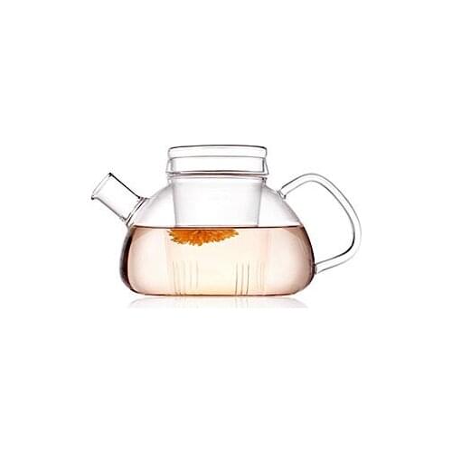 1PC High quality Heat Resistant Glass Teapot with Infuser Filter Home Office Tea Tools Drinkware Flower Tea Pot 750ml JM 1004