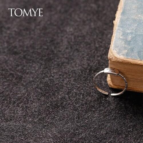 Rings for Women TOMYE J121011 High Quality Real 925 Silver Opening Adjustable Good Luck Jewelry