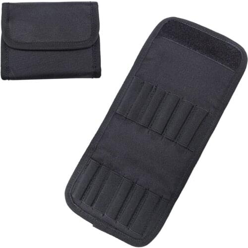 12 Round Ammo Pouch Foldable Tratical Edc Hunting Bag Molle Shot Bullet Holder Rifle Cartridge Hunting Accessories MK