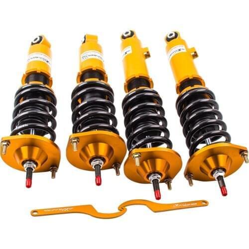 24-Way Adjustable Coilover Shock Spring Kit For MAZDA MIATA MX5 MX-5 NA NB 1989-2005