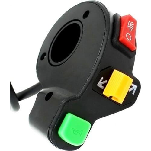 50% HOT SALES！！！3 In 1 Universal Motorcycle Bicycle Handlebar Headlight Turn Signal Horn Switch