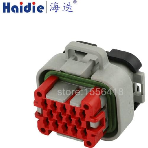 Free shipping 1set tyco auto 14pin wiring harness audio female plug connector with pins 776273-4