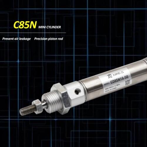 C85 CD85N Air Cylinder Standard Double Acting Single Rod smc type bore 8 10 12 16 20 25mm Stroke 10-200mm