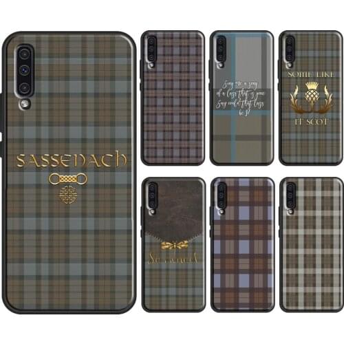 Outlander Fraser Tartan Plaid Sassenach Soft Case For Samsung A21S A20e A10 A20 A40 A50 A70 A12 A52 A11 A31 A41 A51 A71 M31 Case