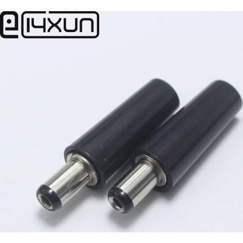 EClyxun Top Quality 1pcs 5.5*2.1mm/5.5*2.5mm DC Power Male Plug Connector,DC Jack Adapter hard shell