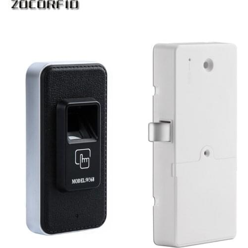 DIY Dry battery fingerprint drawer lock electronic Cabinet lock