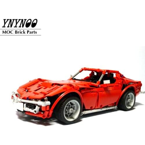 NEW High-Tech Sports Car RC C3 Stringray Racing Building Blocks Bricks Model DIY Creative Assembly Toys Boy Birthday Gifts