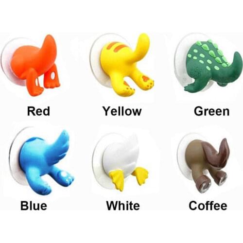 Animal Tail Shape Suction Cup Storage Hook For Bathroom Kitchen Hook Key Towel Hanger Holder Hooks Clothing Key Hanger Wall Kitc