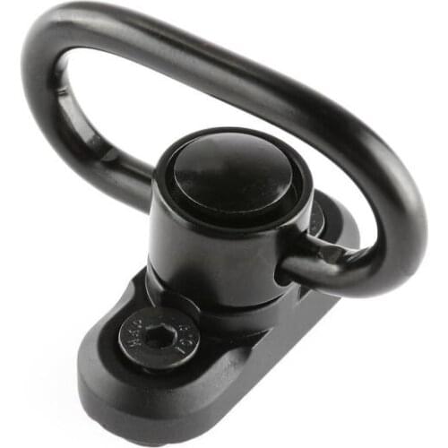 Hunting Quick Release Sling Mounts Swivel 1.25Inch Stud QD Side Hanging Strap Loop Adapter Rail Mount Fishbone Fastening Buckle