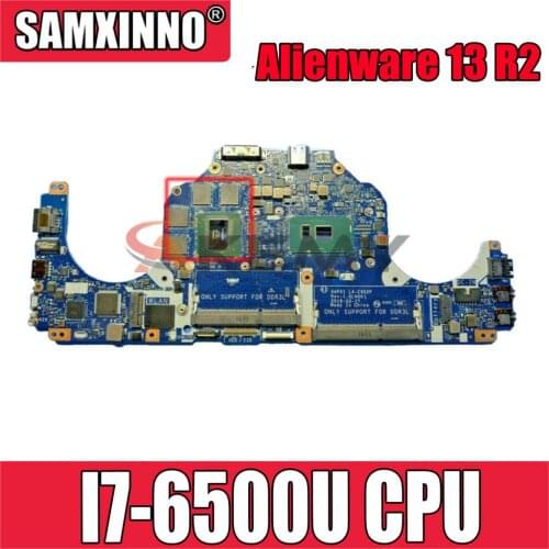 Original For dell For Alienware 13 R2 Core I7-6500U Mainboard AAP01 LA-C902P CN-0TXYDJ 0TXYDJ 4G MOTHERBOARD