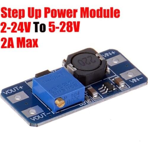 1PC MT3608 DC-DC Step Up Converter Booster Power Supply Module Boost Step-up Board MAX output 28V 2A High Quality for arduino