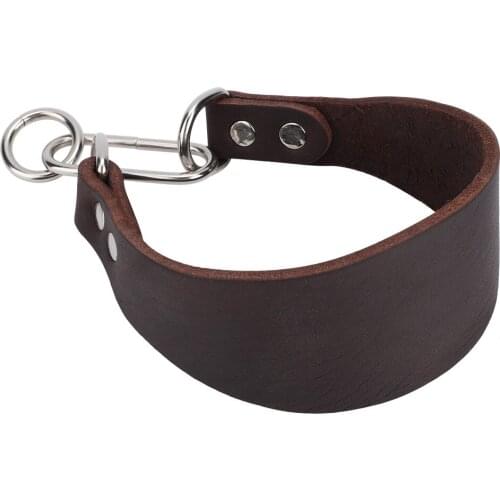 Durable Portable Widen Pet Collar for Small Dog Greyhound Whippet with Rivet Fixing