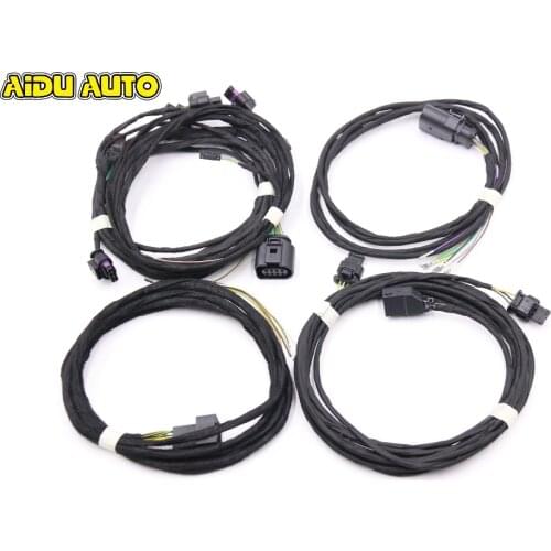 Auto Parking OPS PLA 4K 8K To 12K Install Harness Wire For Audi Q7 4M A4 A5 B9 8W