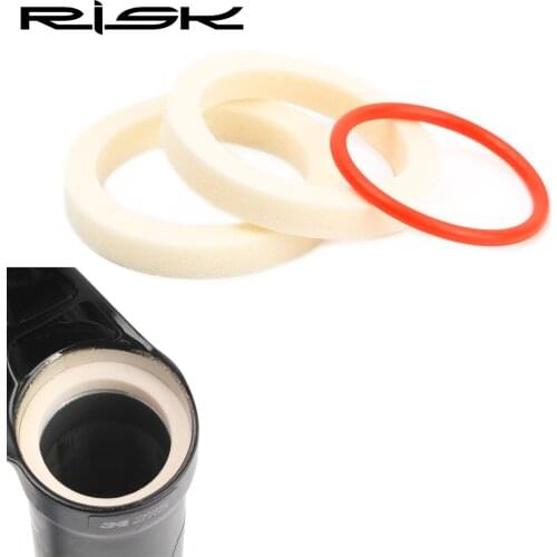 Risk Mountain Bike Fork Oil Sponge Ring,MTB Bicycle Sealed Foam Maintenance Free Itinerary Ring,32/34/35/36mm Bike Accessories