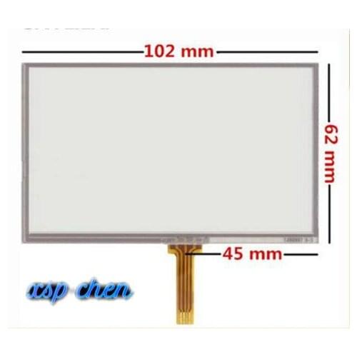 10pcs/A LOT New 4.3 inch for GARMIN Nuvi 765 765T GPS Touch screen digitizer panel ,size: 102*62mm