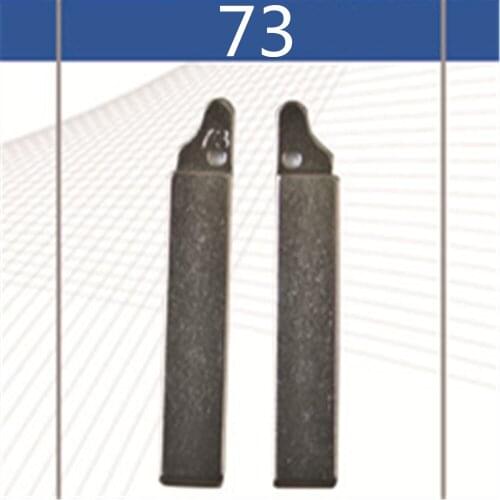 2 Pcs Uncut Replacement Car Key Blade for PEUGEOT 307 Flip Key No.73 Blank Car Key Blade