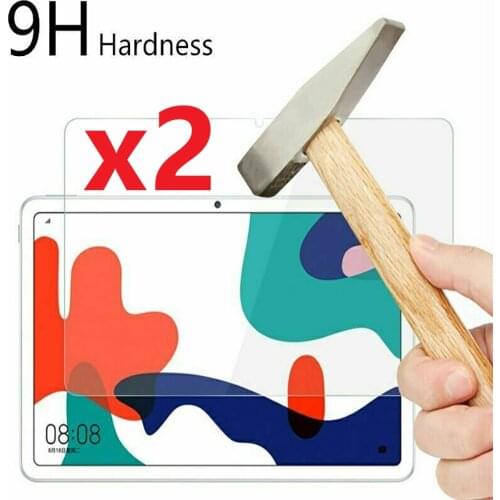 2pcs Tempered Glass for Huawei Matepad 10.4 Inch BAH3-W09 AL00 Tablet Full Coverage Bubble Free Protective Film for Matepad 10.4