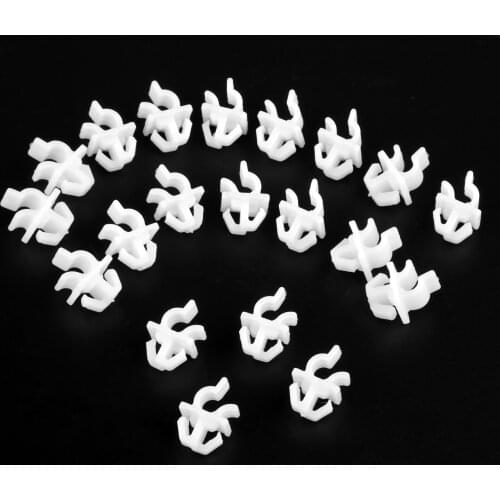 20Pcs 5345514020 A14732 Car Rivets Hood Bonnet Prop Rod Support Fender Bumper Retainer Fastener Clip Retainer