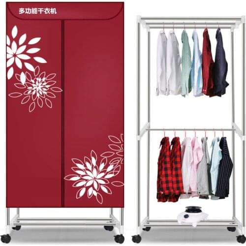 Household Fast Drying Multi-function Clothes Dryer Wardrobe PTC Heater with Castors Clothes Care Double deck Shoe Dryer ITAS1398