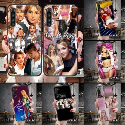 Britney Spears Phone Case For Xiaomi Redmi Note 7 8 9 10 7A 8T 9A 9T 9S 10S Pro black 3D cover tpu prime pretty hoesjes luxury
