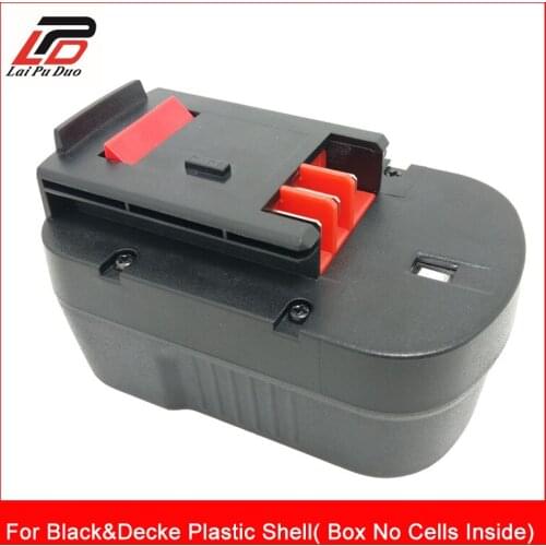 Laipuduo Rechargeable Battery case For Black Decke 14.4v NI-MH NI-CD Plastic Shell( Box No Cells Inside)