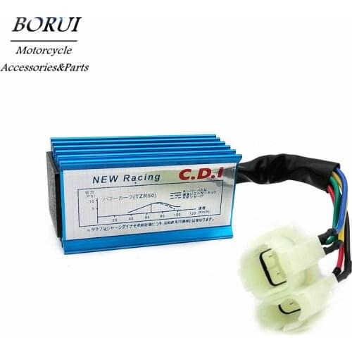 Motorcycle 6Pin Blue AC High Performance Racing CDI Fits For Gy6 50cc 125cc 150cc ATV Four-Wheel Off-Road Moped 152QMI 157QMJ